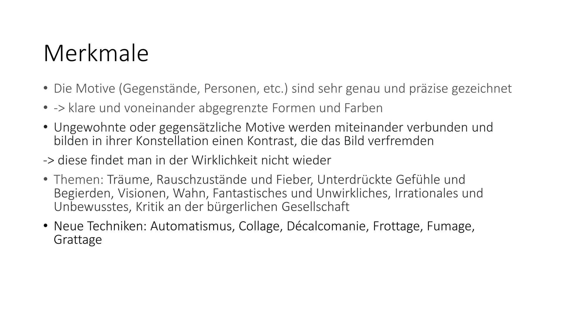 SURREALISMUS
Präsentation von
Salvador Dali: ,,Die Beständigkeit der Erinnerung" (1931)
Öl auf Leinwand; 24,1 x 33cm Gliederung
1. Definitio