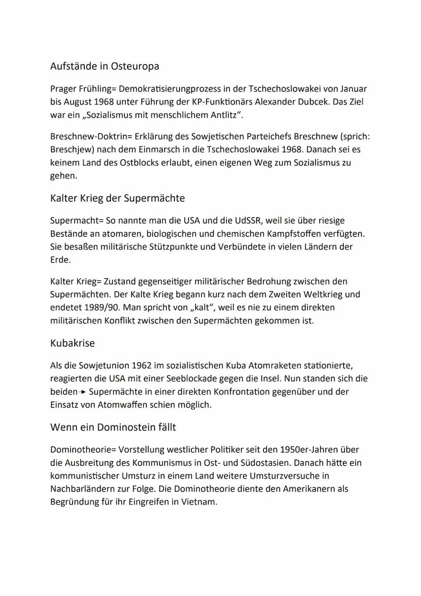 Aus Verbündeten werden Gegner
Weltmacht= So nennt man einen Staat, der aufgrund seiner politischen
Bedeutung sowie seiner militärischen und 