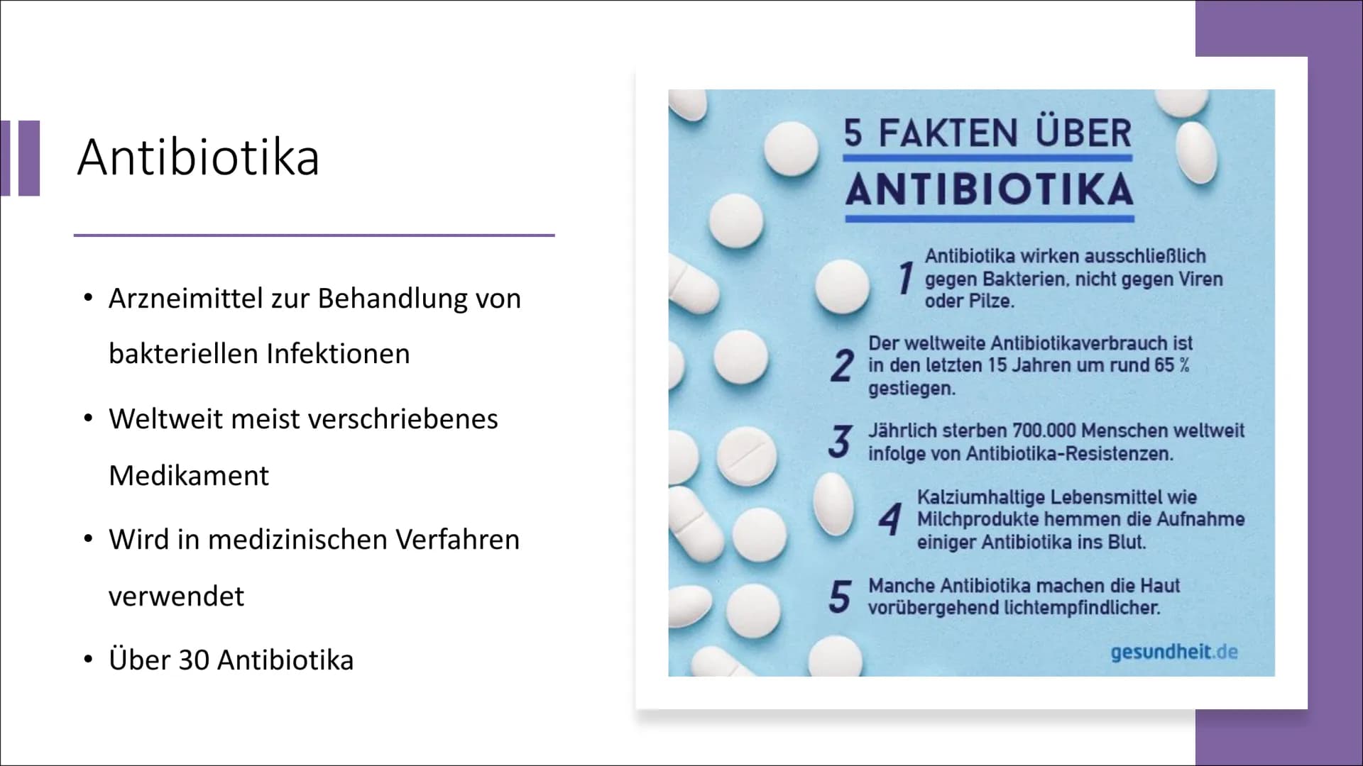 Antibiotika
SUF DEARE
****
04131100042010
c +
Inhaltsverzeichnis
Allgemeines zu Antibiotika
Entdeckung/Geschichte
Grundsätzliche Gruppen
• Z