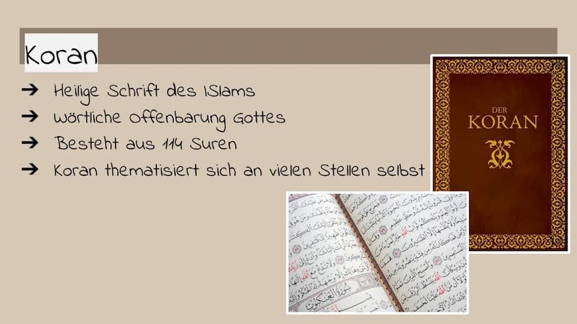 Islam Inhalt
➜ Allgemeines
➜ Koran
→ Pilgerfahrt
→ Fünf Säulen
Fasten
Gebet
Quellen
GIST
DER
0000
3232
COFFEIN
FRA Allgemeines
→ Monotheisti