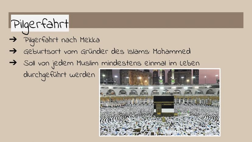 Islam Inhalt
➜ Allgemeines
➜ Koran
→ Pilgerfahrt
→ Fünf Säulen
Fasten
Gebet
Quellen
GIST
DER
0000
3232
COFFEIN
FRA Allgemeines
→ Monotheisti