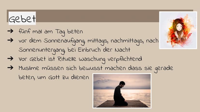 Islam Inhalt
➜ Allgemeines
➜ Koran
→ Pilgerfahrt
→ Fünf Säulen
Fasten
Gebet
Quellen
GIST
DER
0000
3232
COFFEIN
FRA Allgemeines
→ Monotheisti