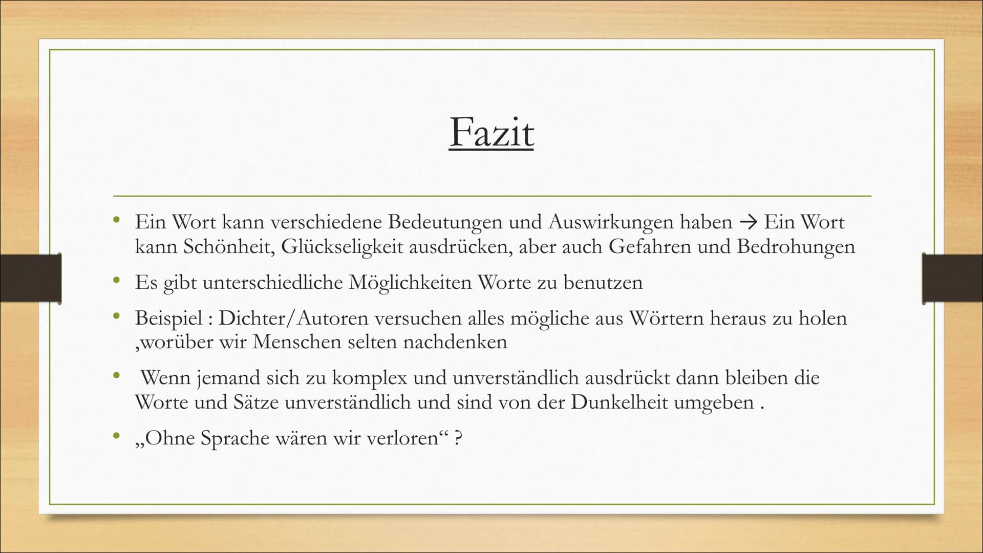 Ein Wort (1941)
Gottfried Benn
Naomi Milbers Gliederung
Infos über Gottfried Benn
Analyse des Gedichtes ,,Ein Wort"
• Fazit
●
Quellen
→Inhal