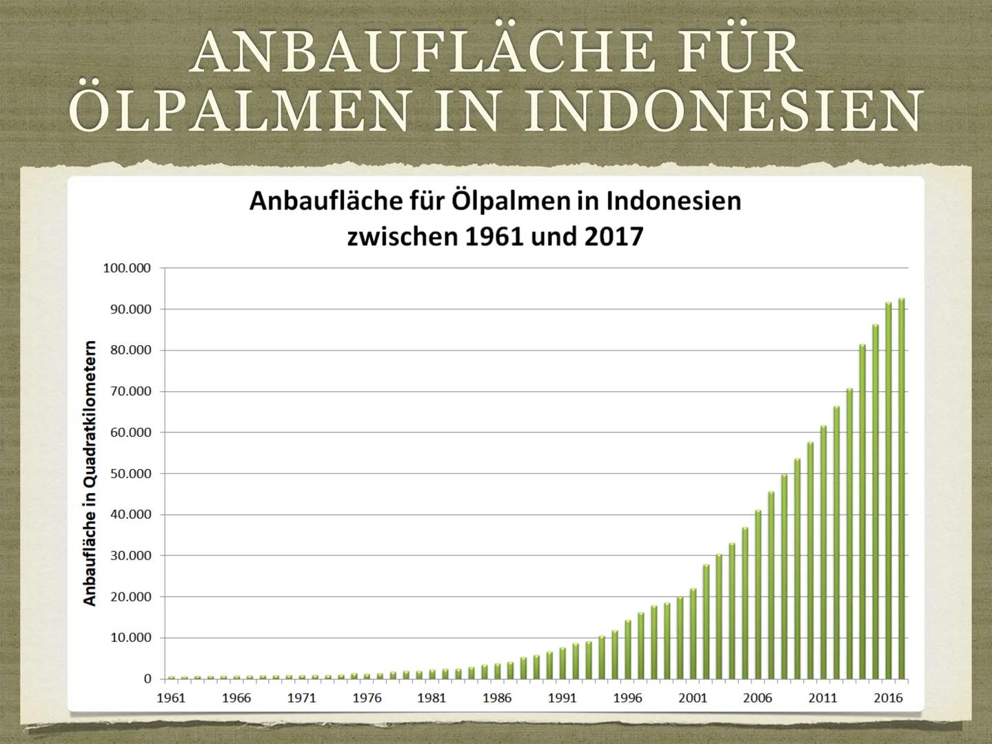 PALMÖL AUS INDONESIEN
Goldenes Öl für die Welt? GLIEDERUNG
Was ist Palmöl?
• Ist Palmöl gesund?
• Wofür wird Palmöl verwendet?
• Indonesien 