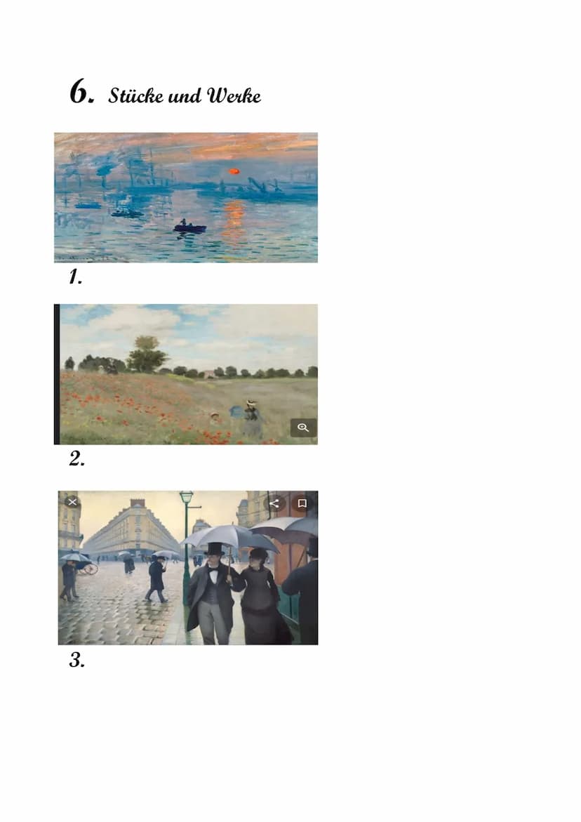 Impressionismus Inhaltsangabe
1.Geschichte des Impressionismus
2. Die Ausbreitung der Kunstepoche
3. Die Malerei und die Bedeutung
4. Merkma