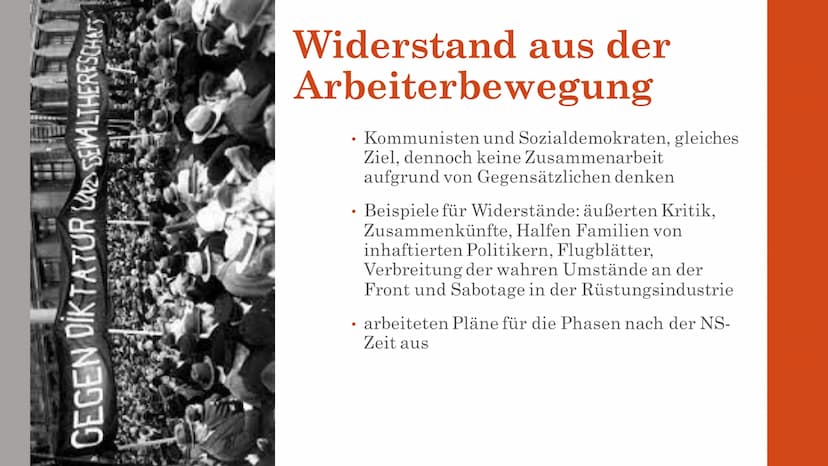 DIKTATUREN
Der Widerstand im
Nationalsozialismus Inhaltsverzeichnis
1. Grundaussage
2. Wie gewann Hitler solch großen Zuspruch vom deutschen