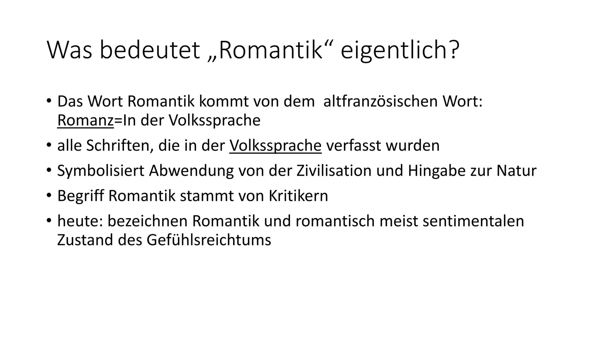 
<h2 id="einordnungderepoche">Einordnung der Epoche</h2>
<p>Die Romantik war eine bedeutende Epoche in der deutschen Literaturgeschichte und