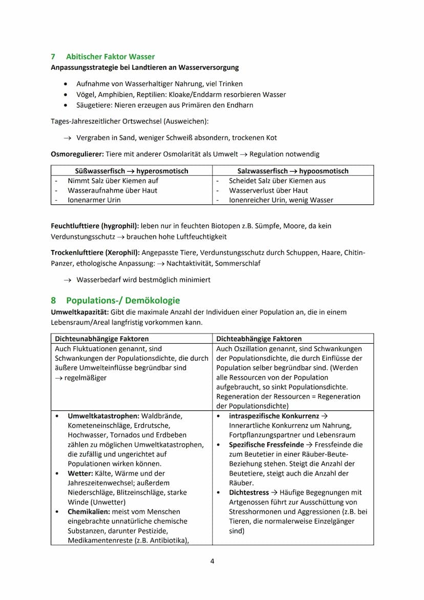 Ökologie
0 Allgemein
0.1 Ökosystem
Komplexes Netz von Wechselwirkungen zwischen den Faktoren eines Biotops und der Biozönose, die
dieses Bio