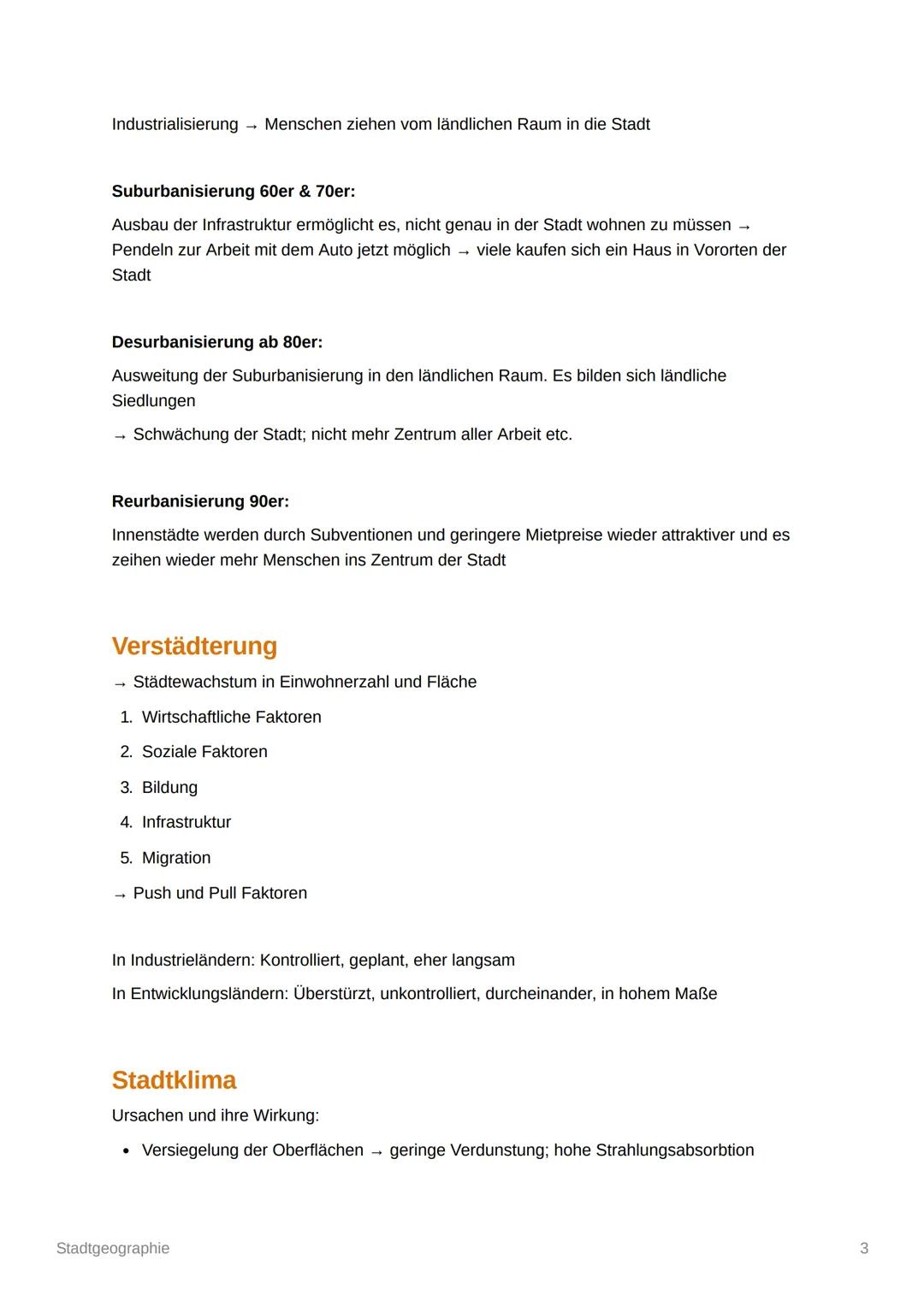 Stadtgeographie
Über die Stadt und die Grundlagen der Wirtschaftsgeographie
Dimensionen des Stadtbegriffs
Umgangssprachlich "Wir gehen in di