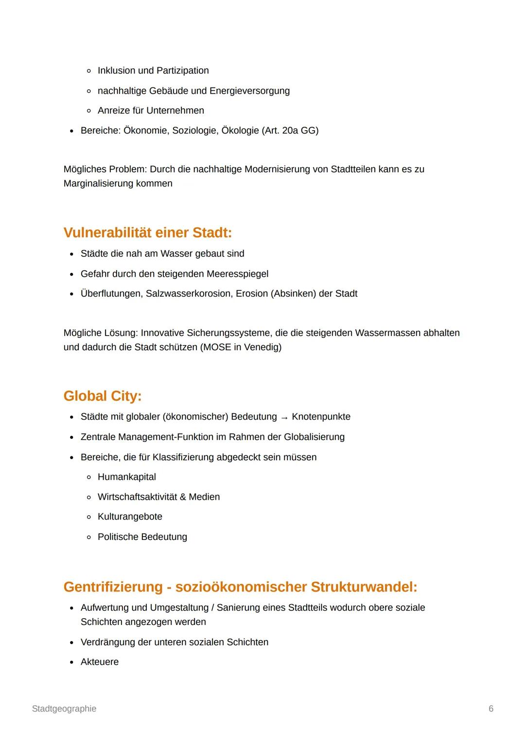 Stadtgeographie
Über die Stadt und die Grundlagen der Wirtschaftsgeographie
Dimensionen des Stadtbegriffs
Umgangssprachlich "Wir gehen in di