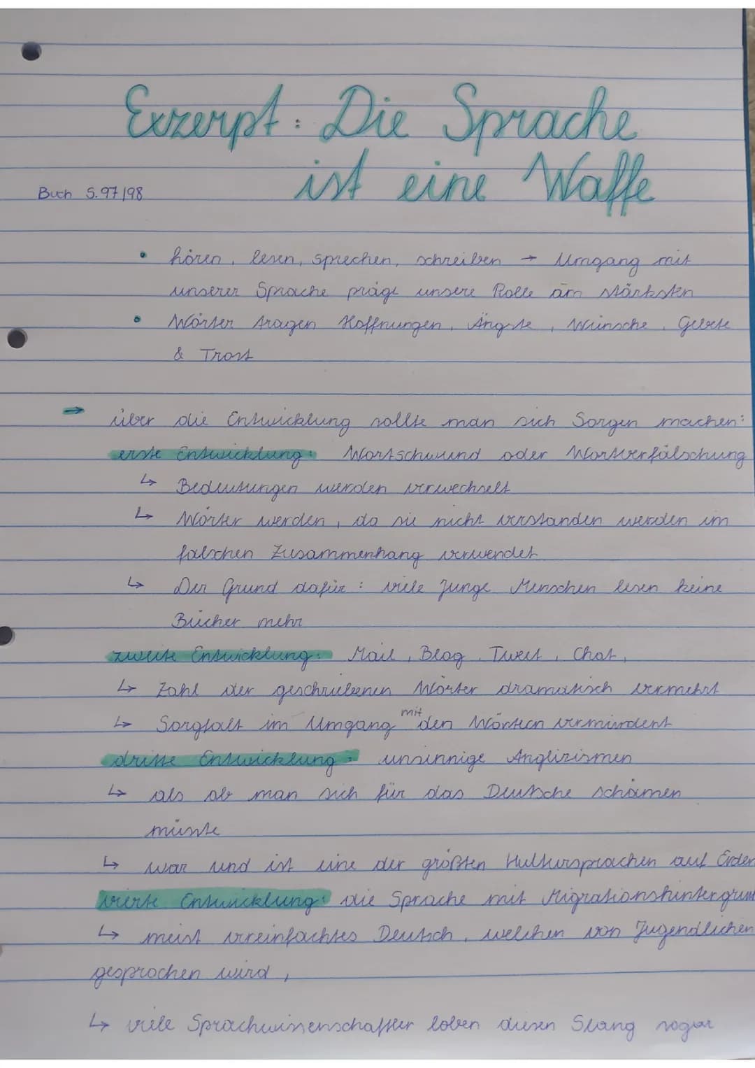 Warum ist Sprache eine mächtige Waffe? - Entwicklung und Geschichte der deutschen Sprache einfach erklärt