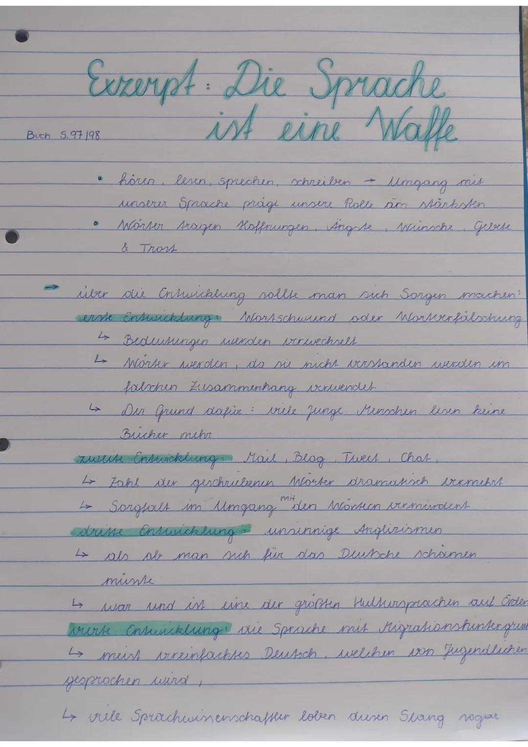 Warum ist Sprache eine mächtige Waffe? - Entwicklung und Geschichte der deutschen Sprache einfach erklärt