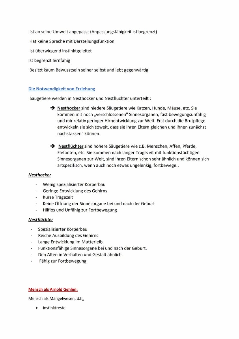 Definition und Kennzeichen von Erziehung:
Definition ,,Erziehung":
Erziehung ist die bewusste und/oder geplante Beeinflussung von Personen,
