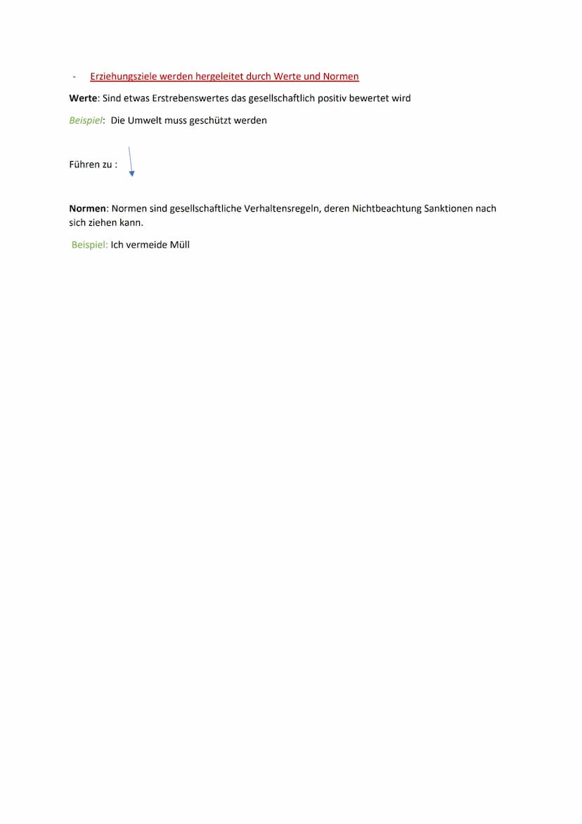 Definition und Kennzeichen von Erziehung:
Definition ,,Erziehung":
Erziehung ist die bewusste und/oder geplante Beeinflussung von Personen,
