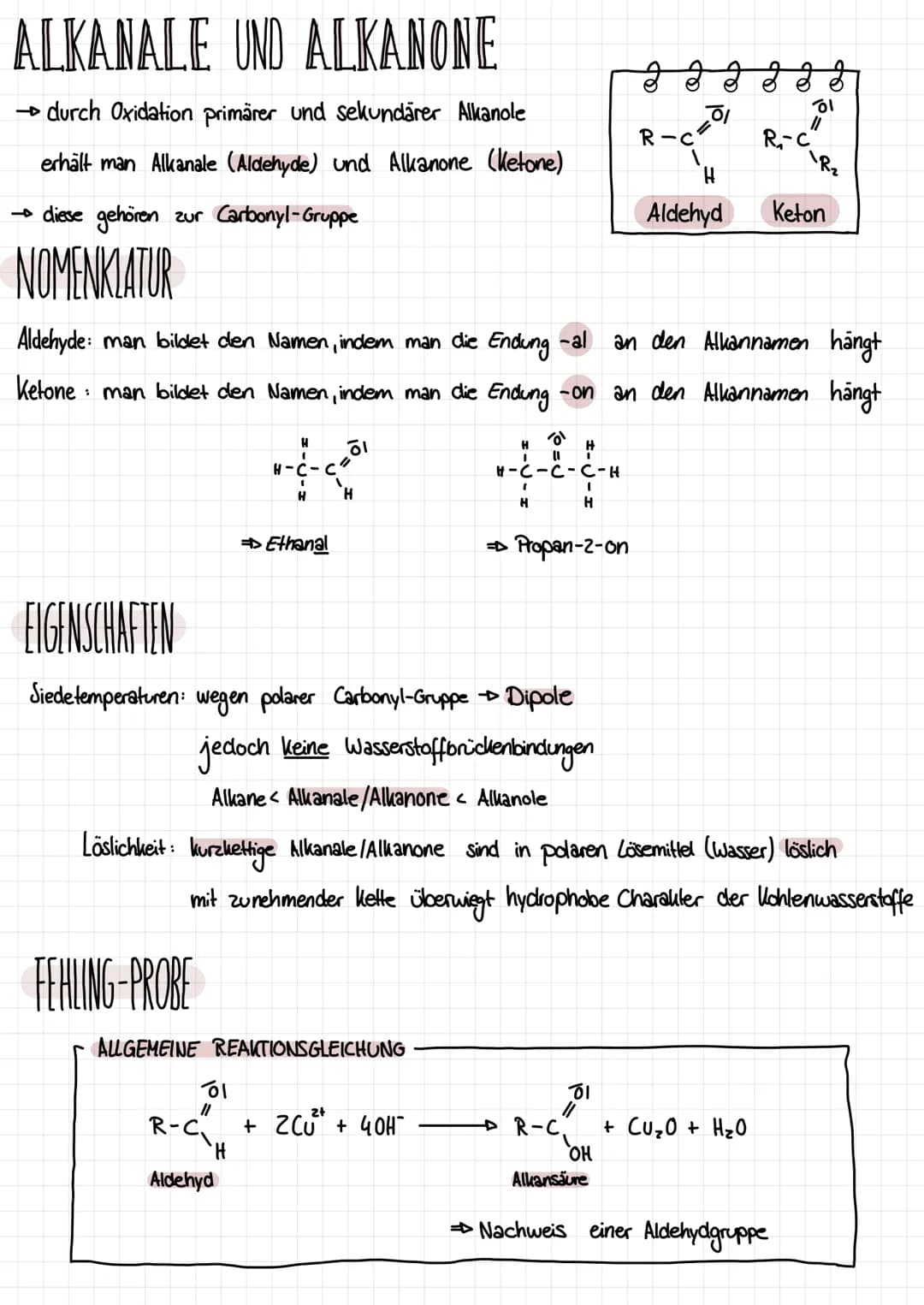 Q1.Z ALKANOLE UND
CARBONYLVERBINDUNGEN
ALKANOLE
Alkanole sind organische Verbindnungen, die eine oder mehrere Hydroxid-Gruppen in ihren Mole