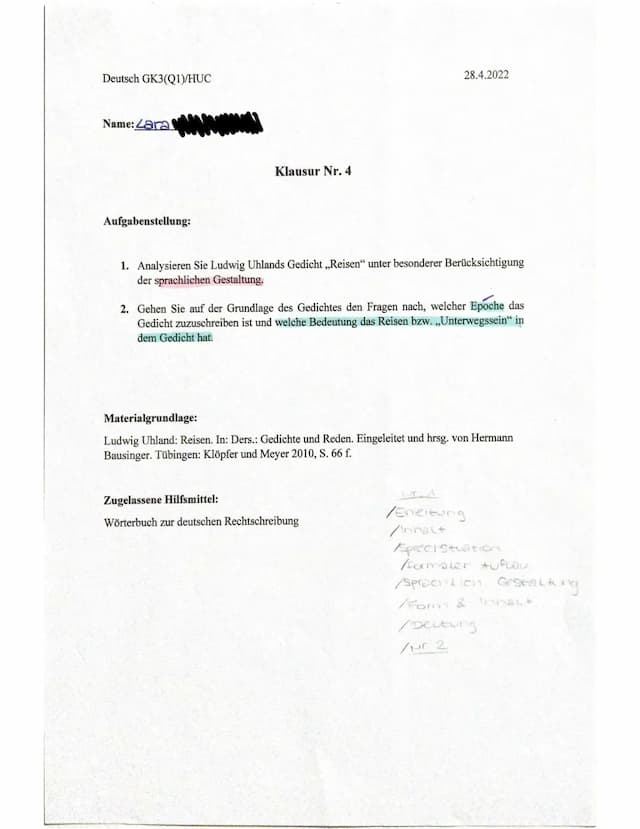 Know Gedichtklausur Q1 thumbnail