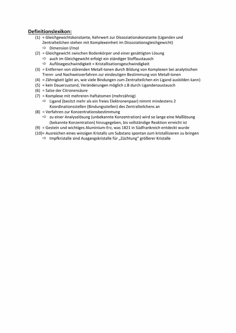 BEDEUTUNG VON
KOMPLEXVERBINDUNGEN HANDOUT- Bedeutung von Komplexverbindungen
Lena Rothensee 20/2
1. Nachweisreaktionen von Metall-lonen durc