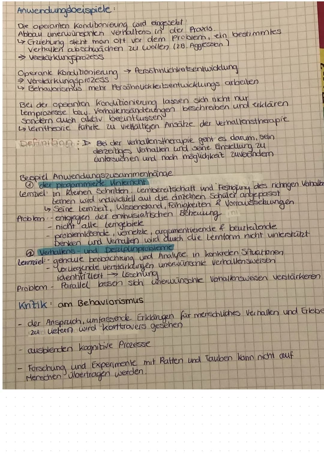 papsy.
Richtung der Psychologie II
LERNEN - Die Fähigkeit zum Lemen ist für den Menschen überlebenswichtig -
Definition: Die Psychologie det