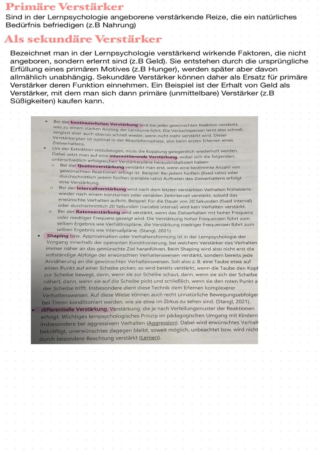 papsy.
Richtung der Psychologie II
LERNEN - Die Fähigkeit zum Lemen ist für den Menschen überlebenswichtig -
Definition: Die Psychologie det