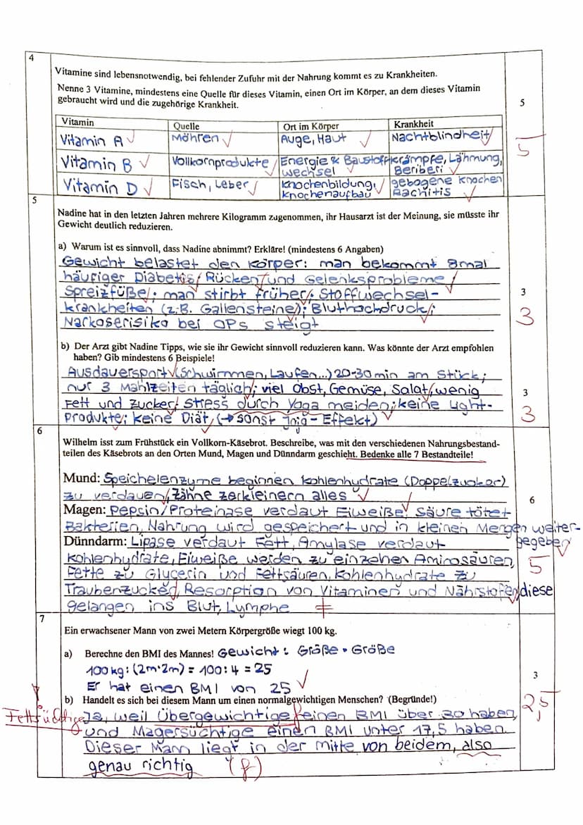 2
3
1
Biologie-Klassenarbeit Nr. 1, Klasse 7c, 16.12.2015
Schön
Name:
Punkte: 30 137
2,9
Klaus ist Lehrling in einem großen Bekleidungsgesch