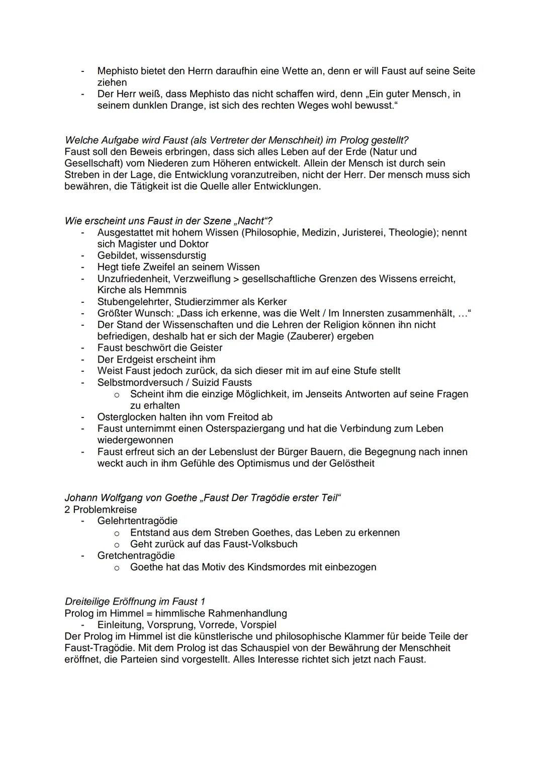 # „Faust" - Johann Wolfgang von Goethe

Vorgeschichte des Faust-Stoffes
- Historischer Faust lebte wahrscheinlich von 1480 - 1540, er war se