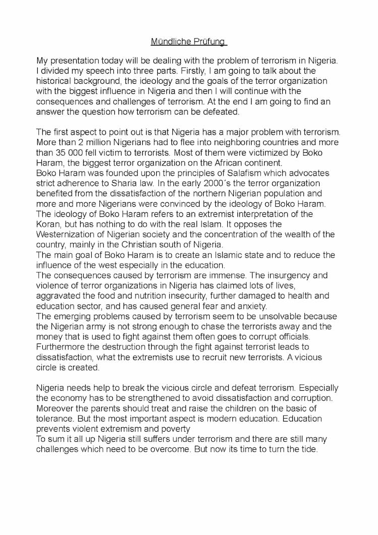 Know Nigeria Mündliche Prüfung Boko Haram thumbnail
