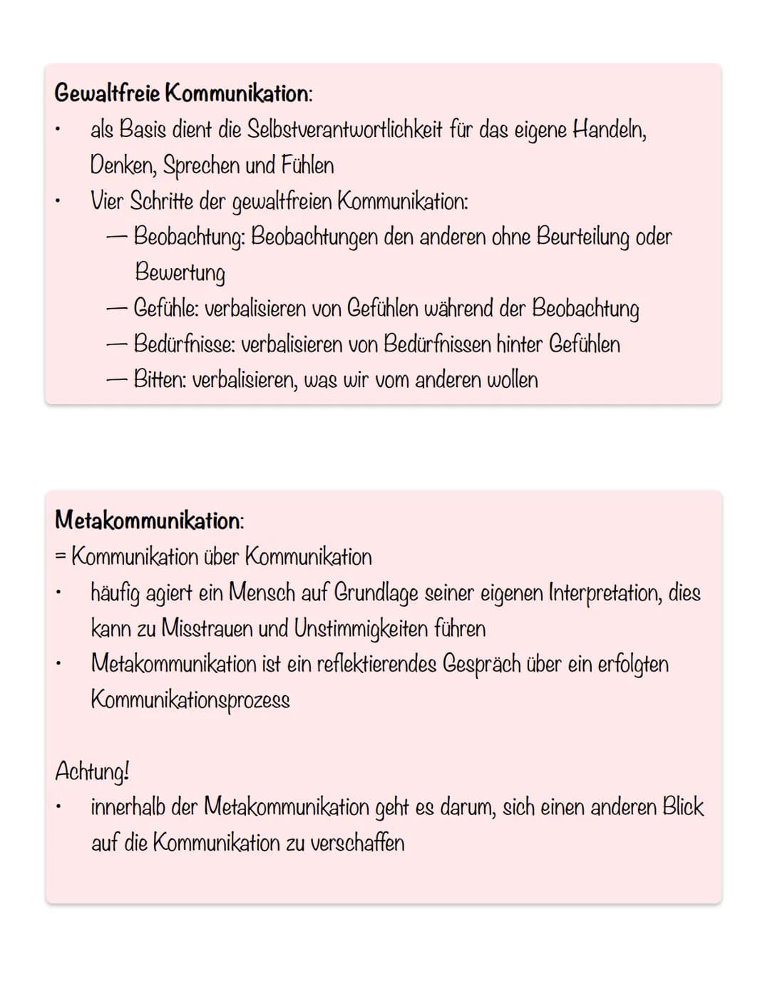 K O M M UNIKATION
Kommunikationskarten
paraverbal:
Wortwahl
Formulierung
Stimmlage
Tonfall
●
Geschwindigkeit
Tonart
Kommunikationsmodelle
Da