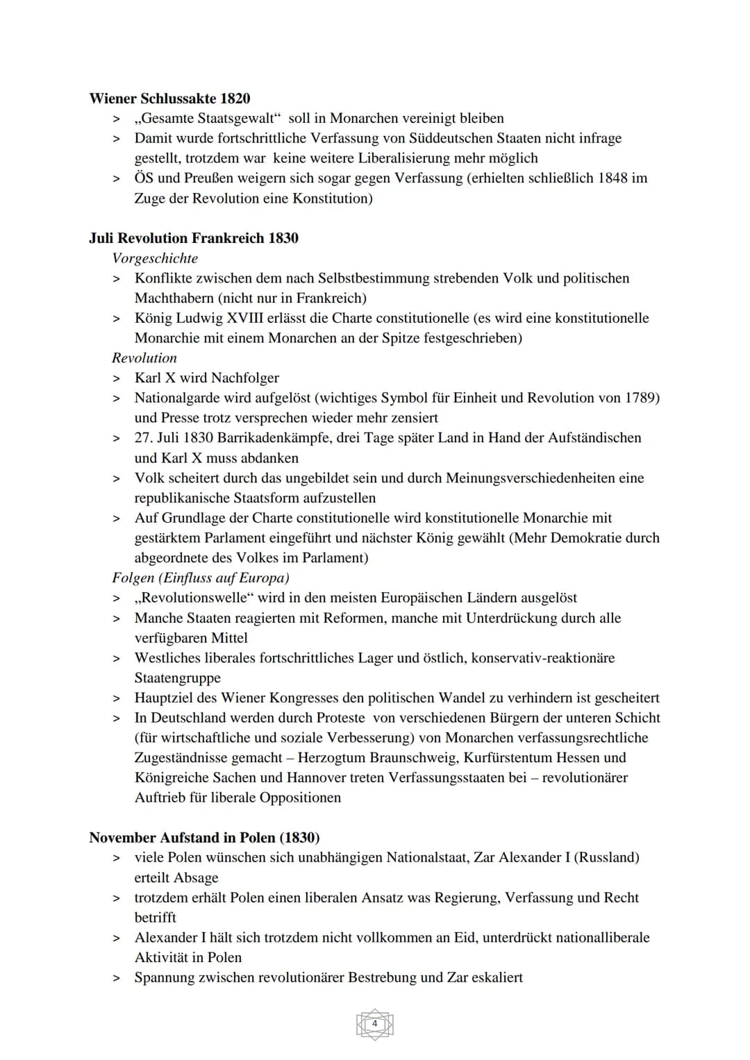 Geschichte Abitur
Übersicht:
1. Nationalstaatsgedanke und Nationalismus in Europa (Seite 2 - 10)
2. Die Reichsgründung von oben (Seite 11-14