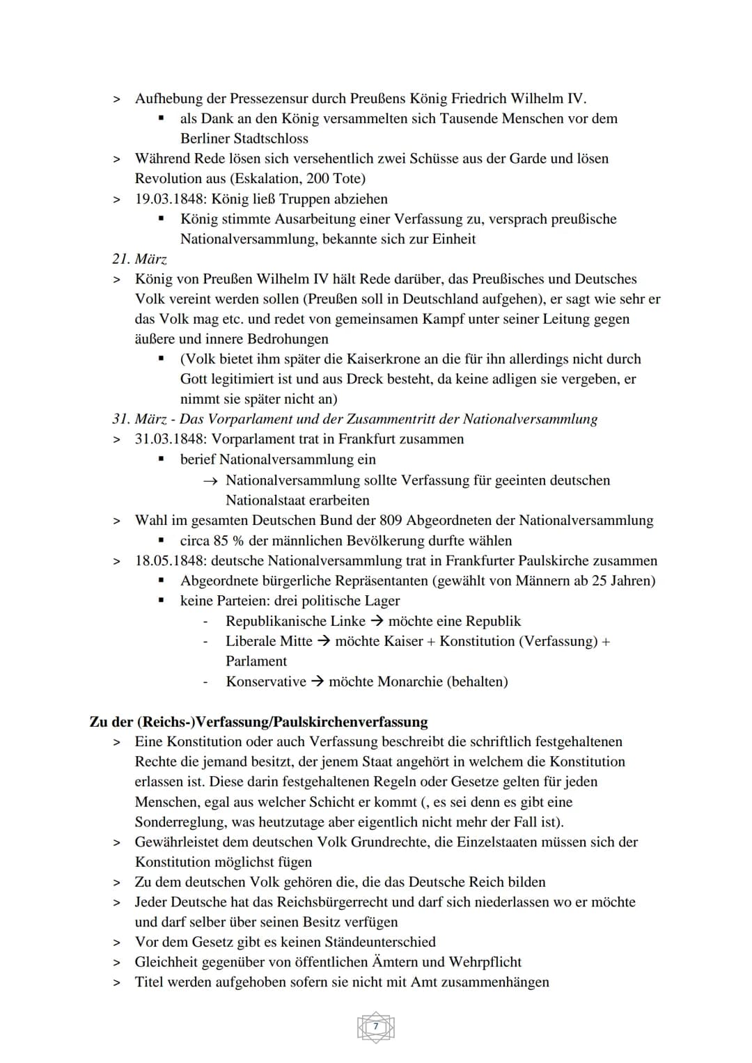 Geschichte Abitur
Übersicht:
1. Nationalstaatsgedanke und Nationalismus in Europa (Seite 2 - 10)
2. Die Reichsgründung von oben (Seite 11-14
