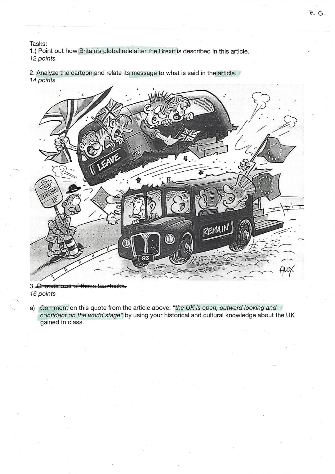 The Observer's view on
the role of "global Britain”
Die Phrasen der Tories über die Zukunft Großbritanniens nach dem Brexit zeugen davon,
da