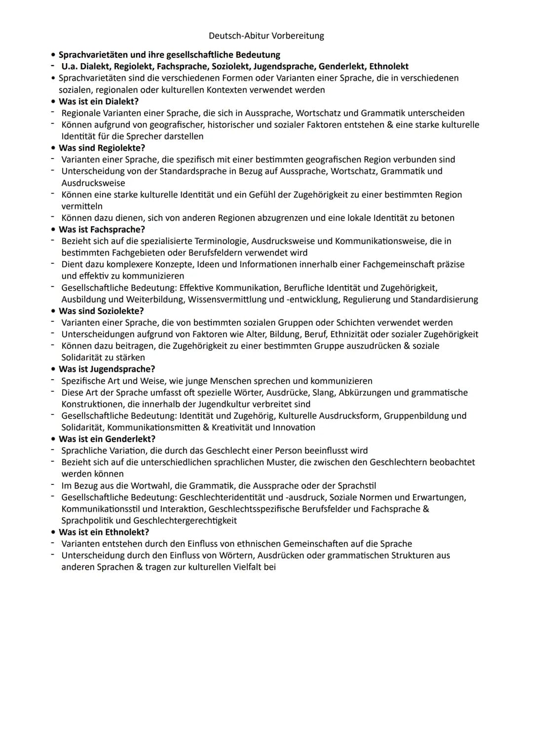 Inhaltsverzeichnis:
Deutsch-Abitur Vorbereitung
Deutsch-Lernzettel GK/ Abitur NRW
1. Sprache Spracherwerbsmodelle (Ontogenetischer Spracherw