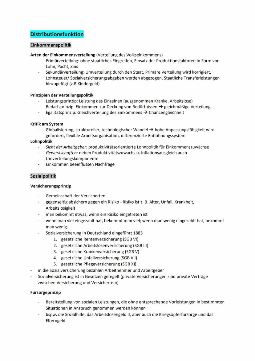 Abitur Wirtschaft Zusammenfassung (Staat)
Ordoliberalismus
Vorstellungen einer
Wirtschaftsordnung
für die BRD
Walter Eucken (1891-1950)
Ordo