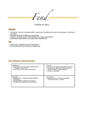 Know Fend - Funktionen von Schule  thumbnail