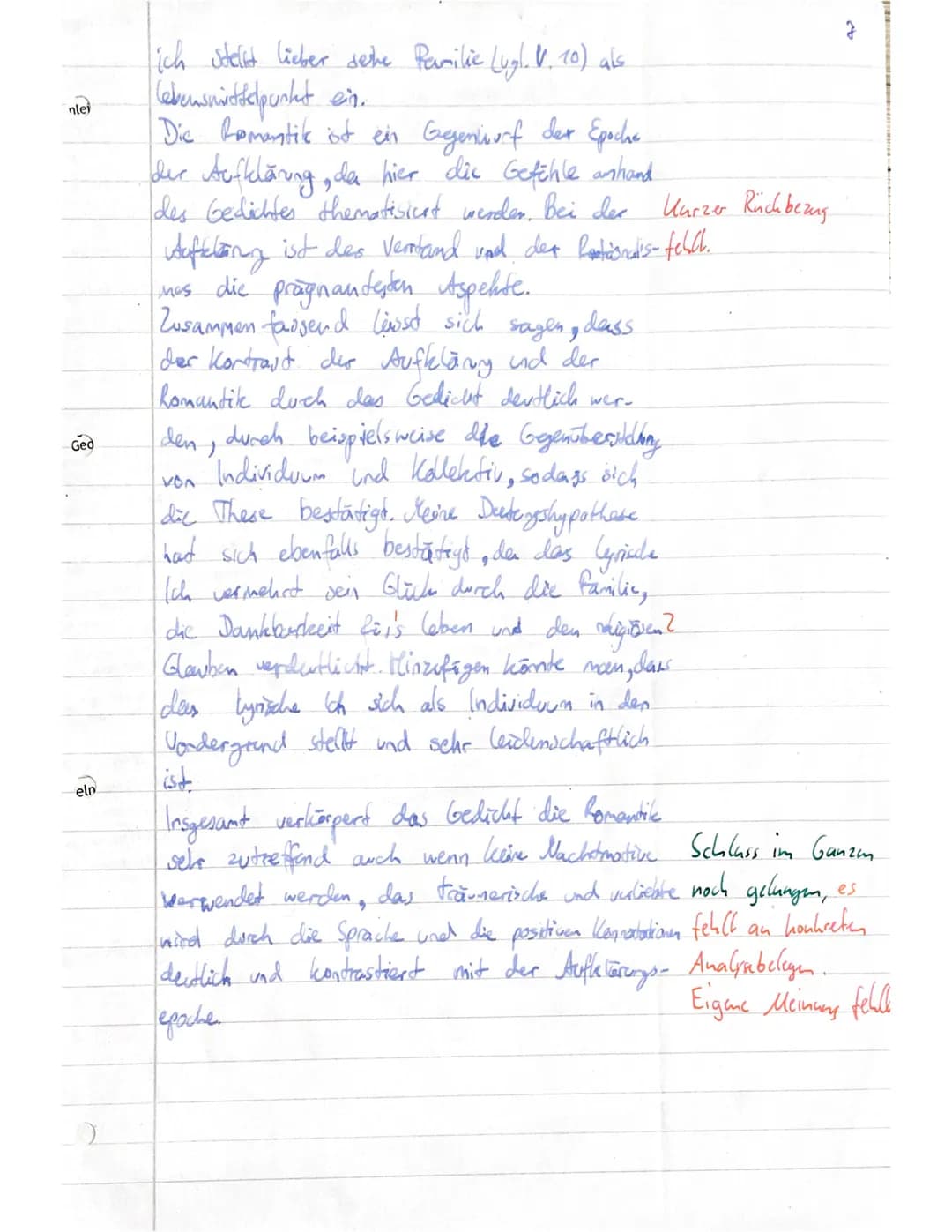 2
2
Deutschklausus Nr. 1
Bei dem vorliegenden Gedicht aus
den Jahr 1790 von Novalio mit dem
Titel Gotfleb! daß Ich auf Erden bin"
wird thema