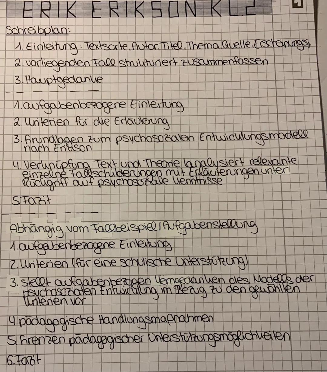 # ERIK ERIKSON KL.2

Uengedanken:
*   Psychosoziales Phasenmodell

->jedes Individuum muss spezifische Identitatsirisen
in verschiedenen psy