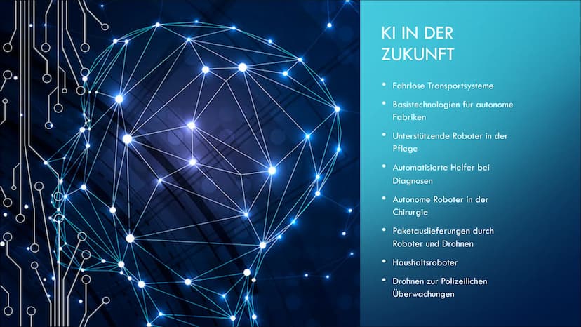 KÜNSTLICHE INTELLIGENZ INHALTSVERZEICHNIS
• Was ist Künstliche Intelligenz
●
• Forschung und Entwicklung
Bereiche der Anwendung
• Vor- und N