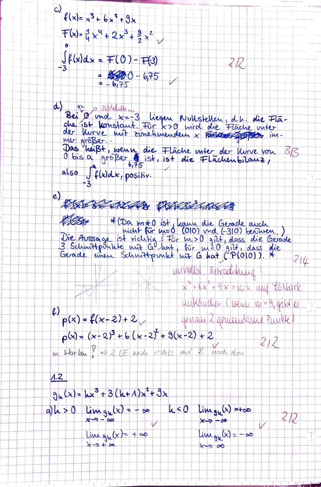 Klausur unter Abiturbedingungen 2021
Erhöhtes Anforderungsniveau
Pflichtaufgaben
Aufgabe 1
Gegeben ist die Funktion g mit g(x) = ln (-x² + 4