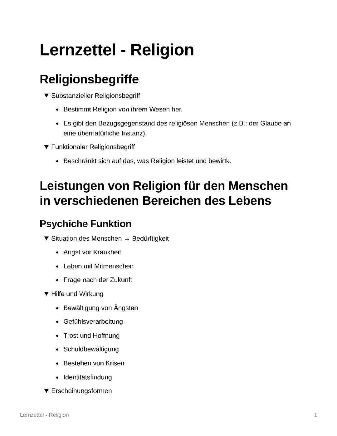 Was ist Religion?