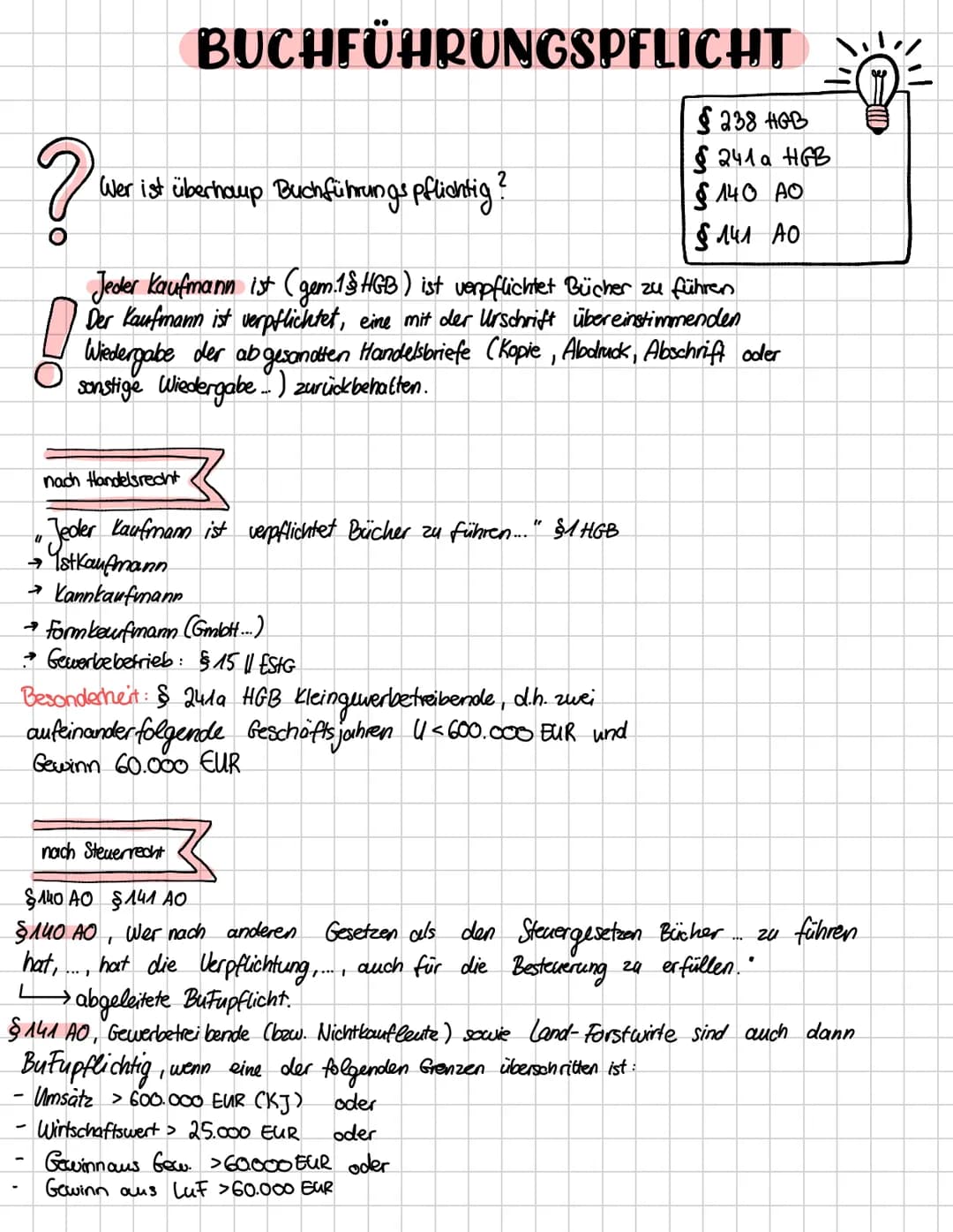 6
Arbeit NR. 1 Grundsätze
! Grundsatz der Übersichtlich keit
ein Sachverständiger dritter muss sich zurechtfinden können
7 Änderungen müssen