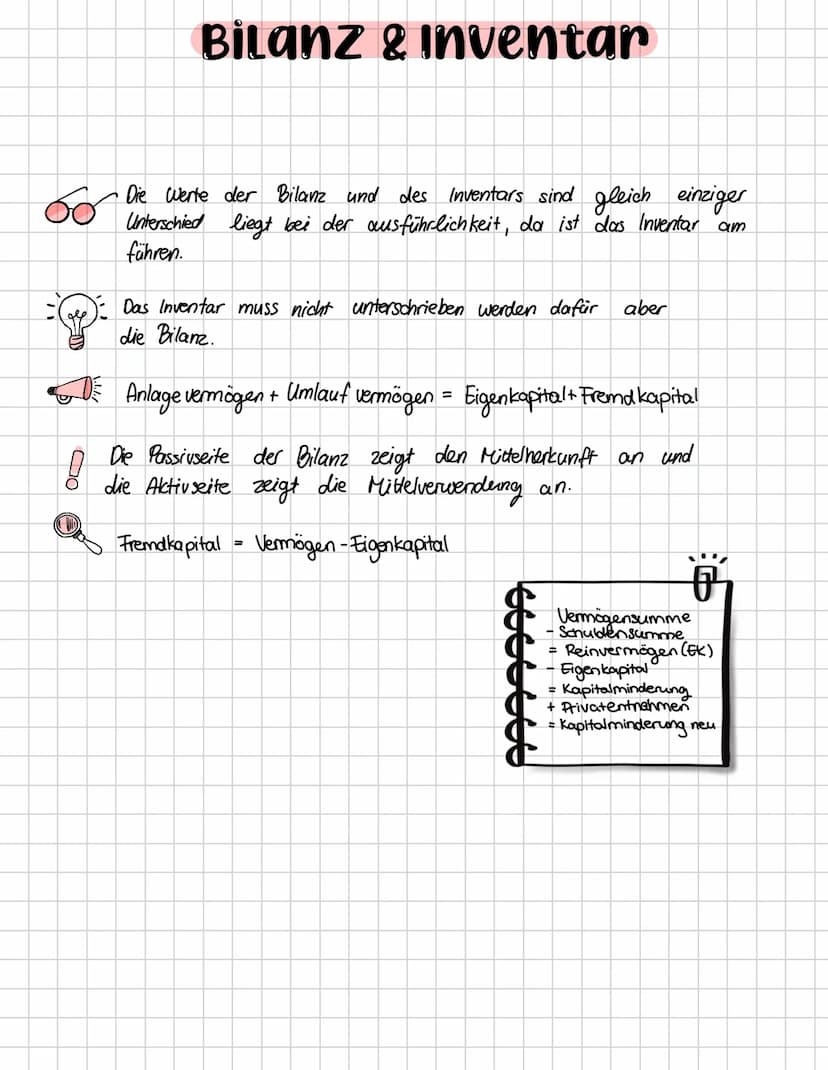 6
Arbeit NR. 1 Grundsätze
! Grundsatz der Übersichtlich keit
ein Sachverständiger dritter muss sich zurechtfinden können
7 Änderungen müssen