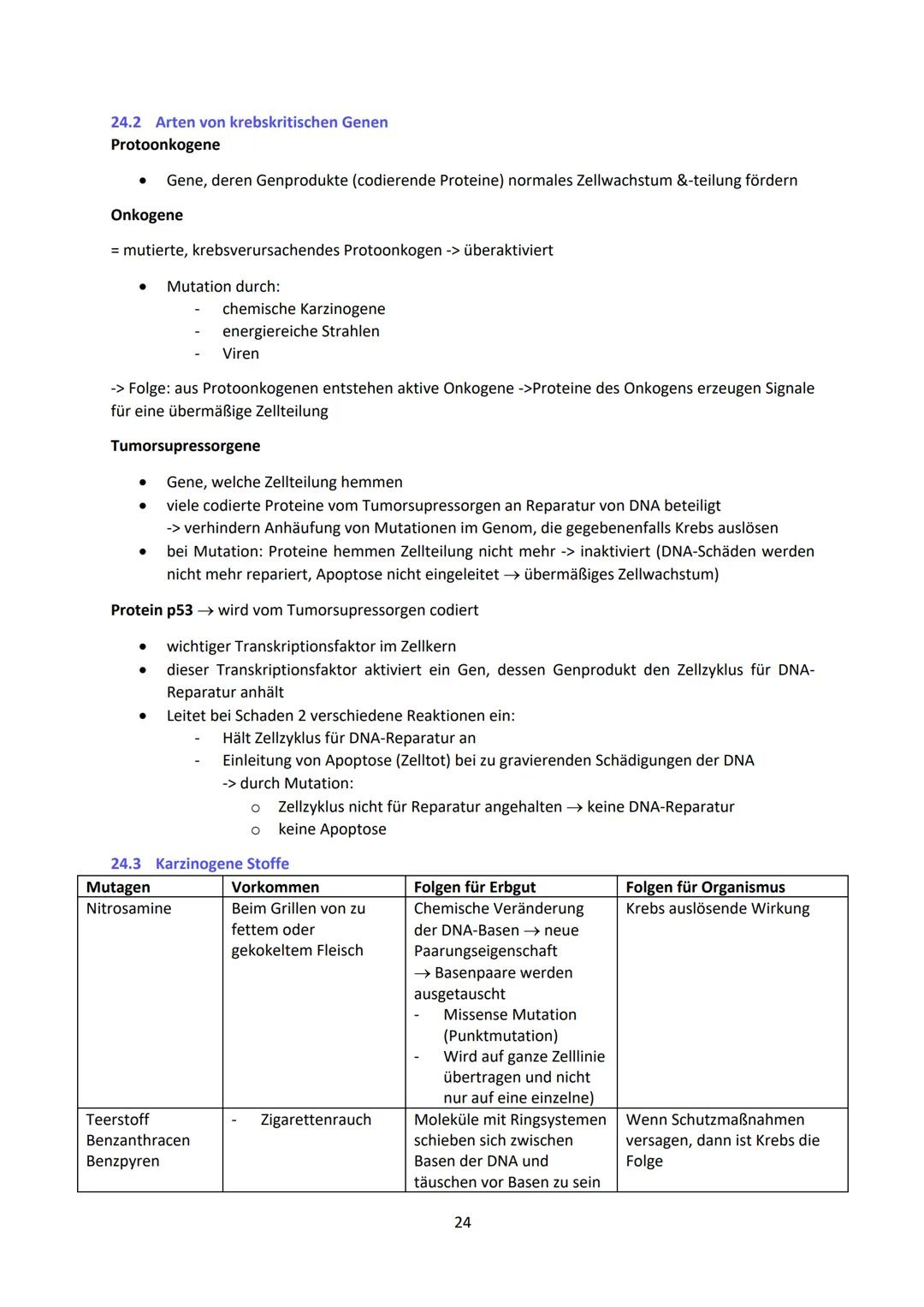 Biologie LK Lernzettel Abitur
1 Biologische Grundlagen
1.1 Unterschied von Eukaryoten und Prokaryoten
Eukaryoten (Euzyte)
Beispiel
Größe
Zel