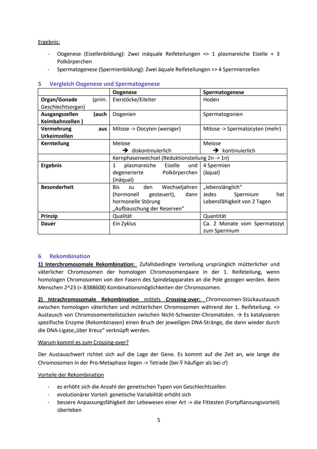 Biologie LK Lernzettel Abitur
1 Biologische Grundlagen
1.1 Unterschied von Eukaryoten und Prokaryoten
Eukaryoten (Euzyte)
Beispiel
Größe
Zel