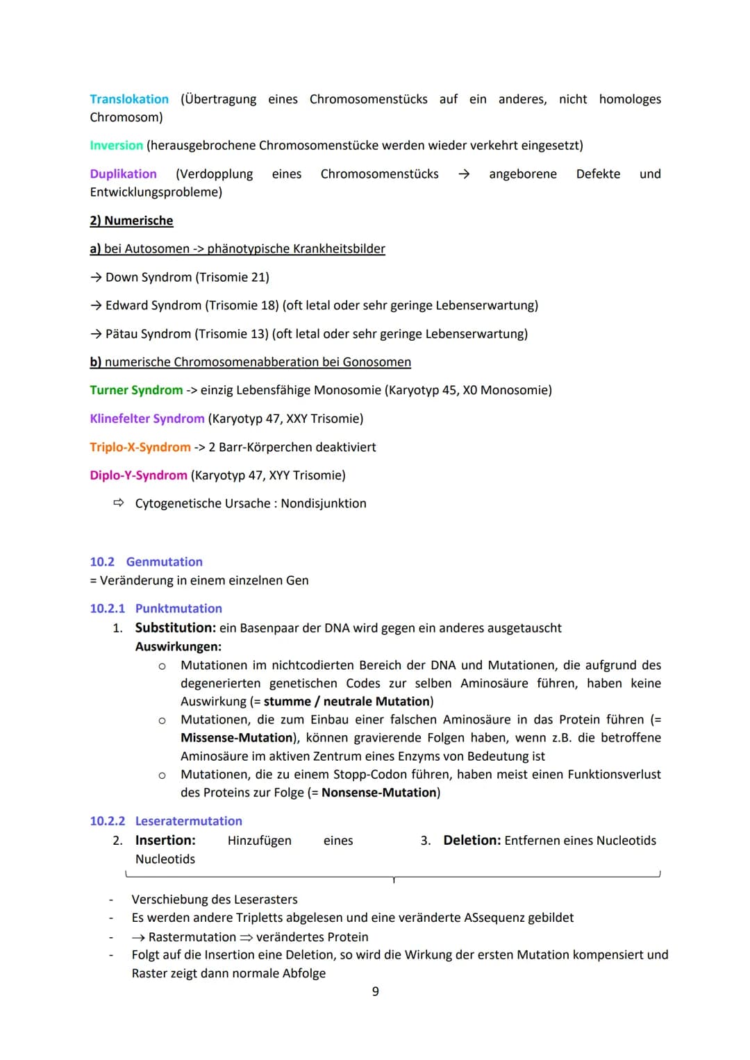 Biologie LK Lernzettel Abitur
1 Biologische Grundlagen
1.1 Unterschied von Eukaryoten und Prokaryoten
Eukaryoten (Euzyte)
Beispiel
Größe
Zel