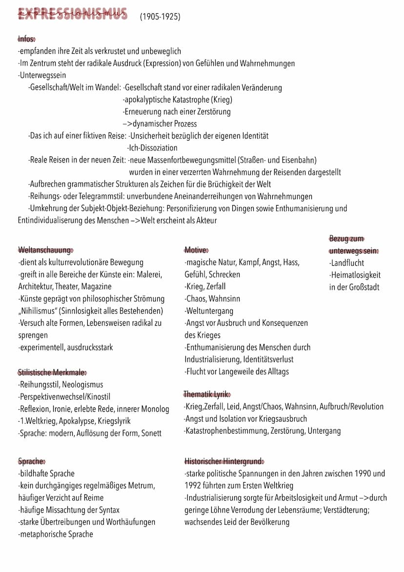 Epochen - Reiselyrik:
ROMANTIK (1795-1840)
Historischer Hintergrund.
-französische Revolution
-Auseinandersetzung mit eigenem Vaterland
-Ind