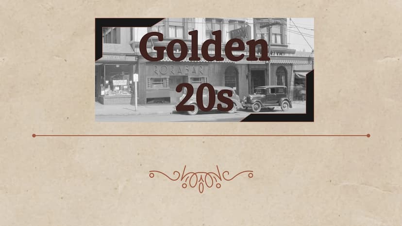 O
Goldene
Zwanziger und
die Rolle der
Frau
Szatara, Rana und Leonie
60 Golden 20s
Was ist an dieser
Zeit so besonders?
Rolle Frau
Rolle Frau