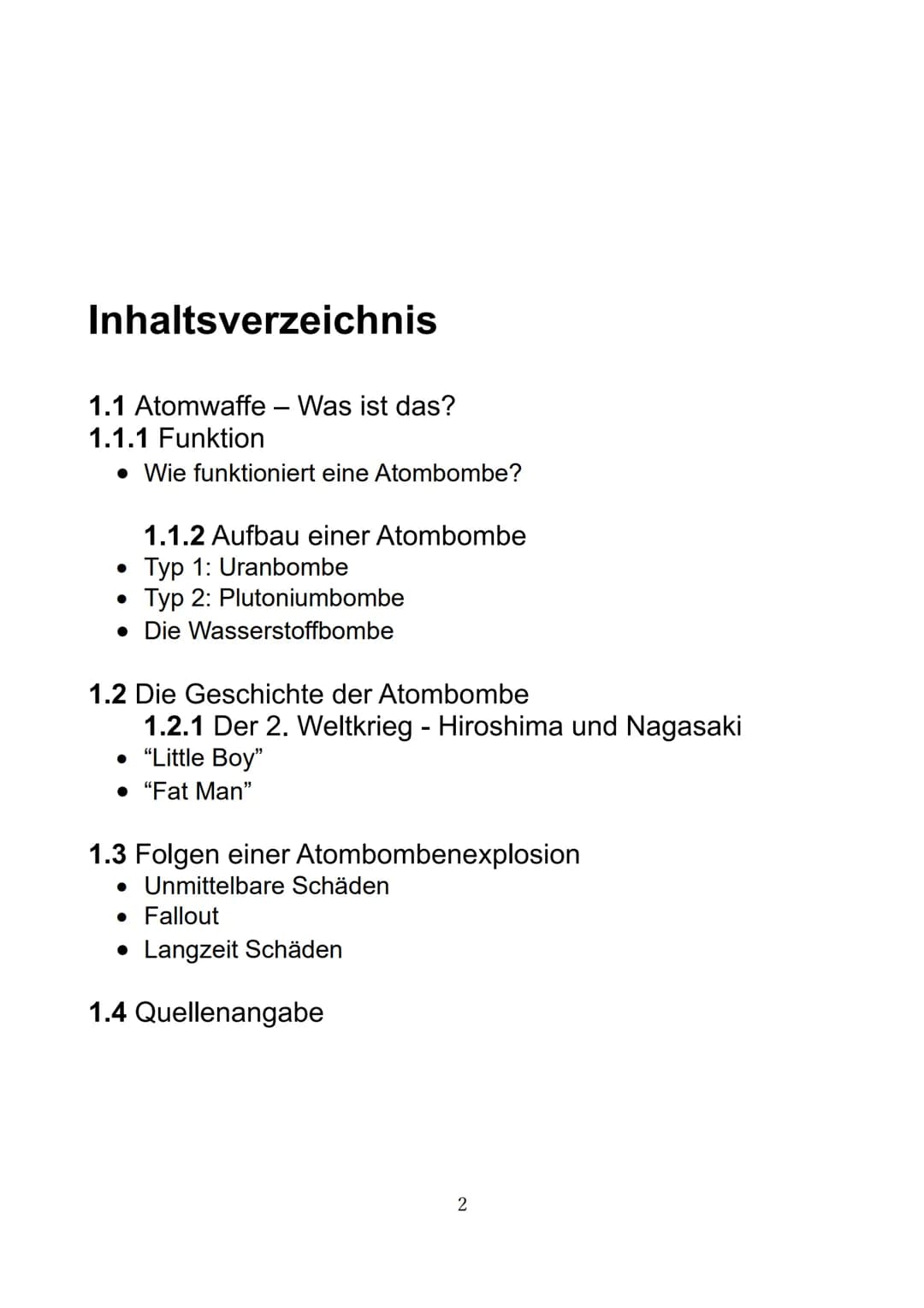 Atombomben ATOMBOMBEN ●
●
Strahlung
ATOMWAFFE WAS IST DAS?
Auch Kernwaffen oder Nuklearwaffen genannt
Explosion beruht auf atomaren unkontro