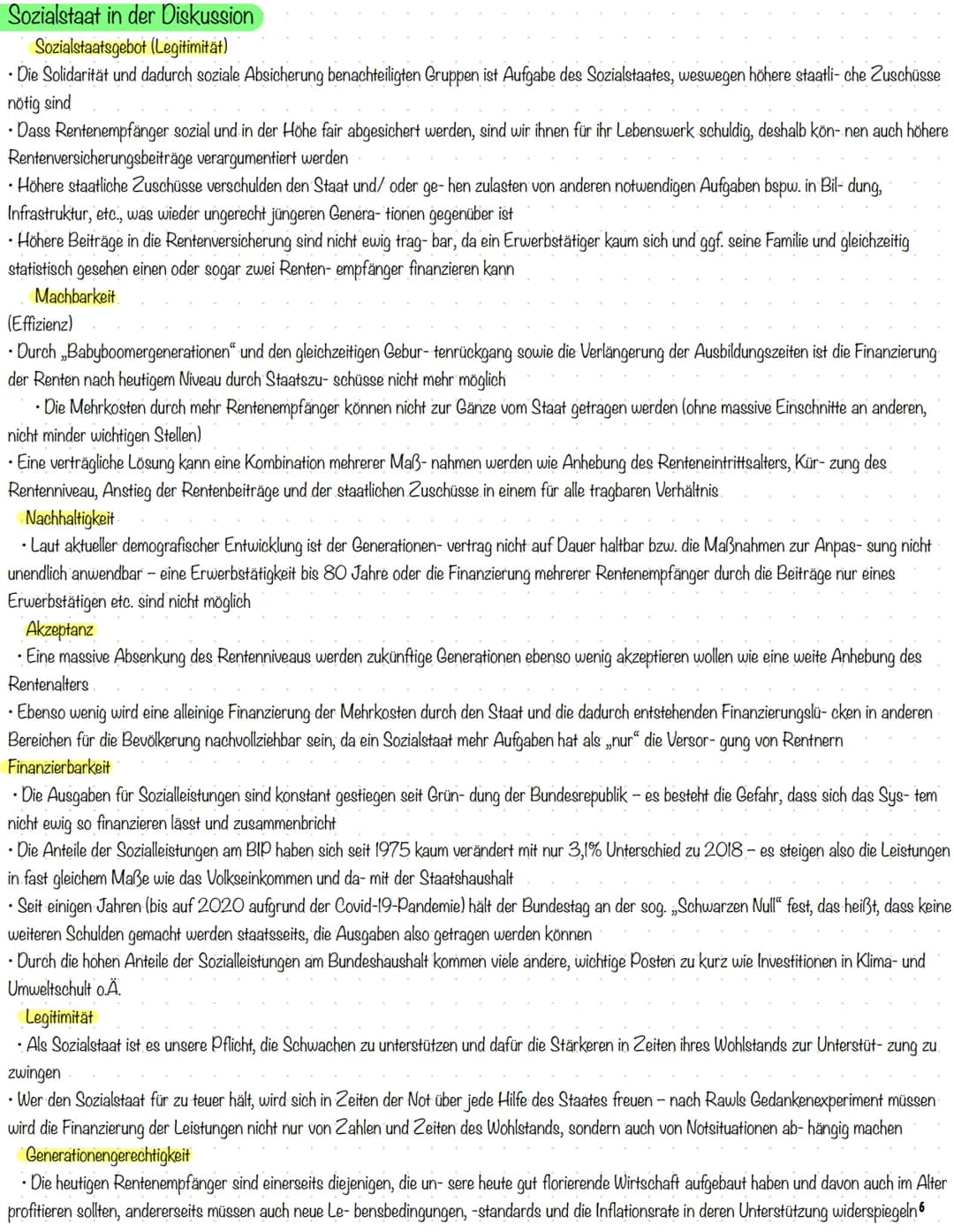 Gerechtigkeitskonzepte:
Sozialstaat Deutschland
Chancengerechtigkeit:
- Beim Wettbewerb um Güter oder um Vermeidung von Lasten haben alle di