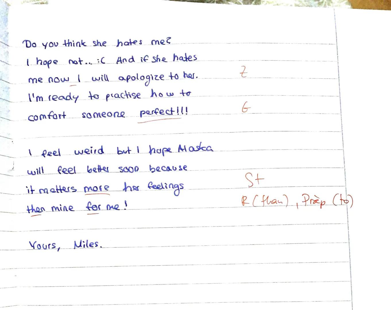 5
EF Englisch
Date: 2/th mar 2021
Tasks:
1. Summarize the extract from the chapter forty-four days before and briefly put it into context of