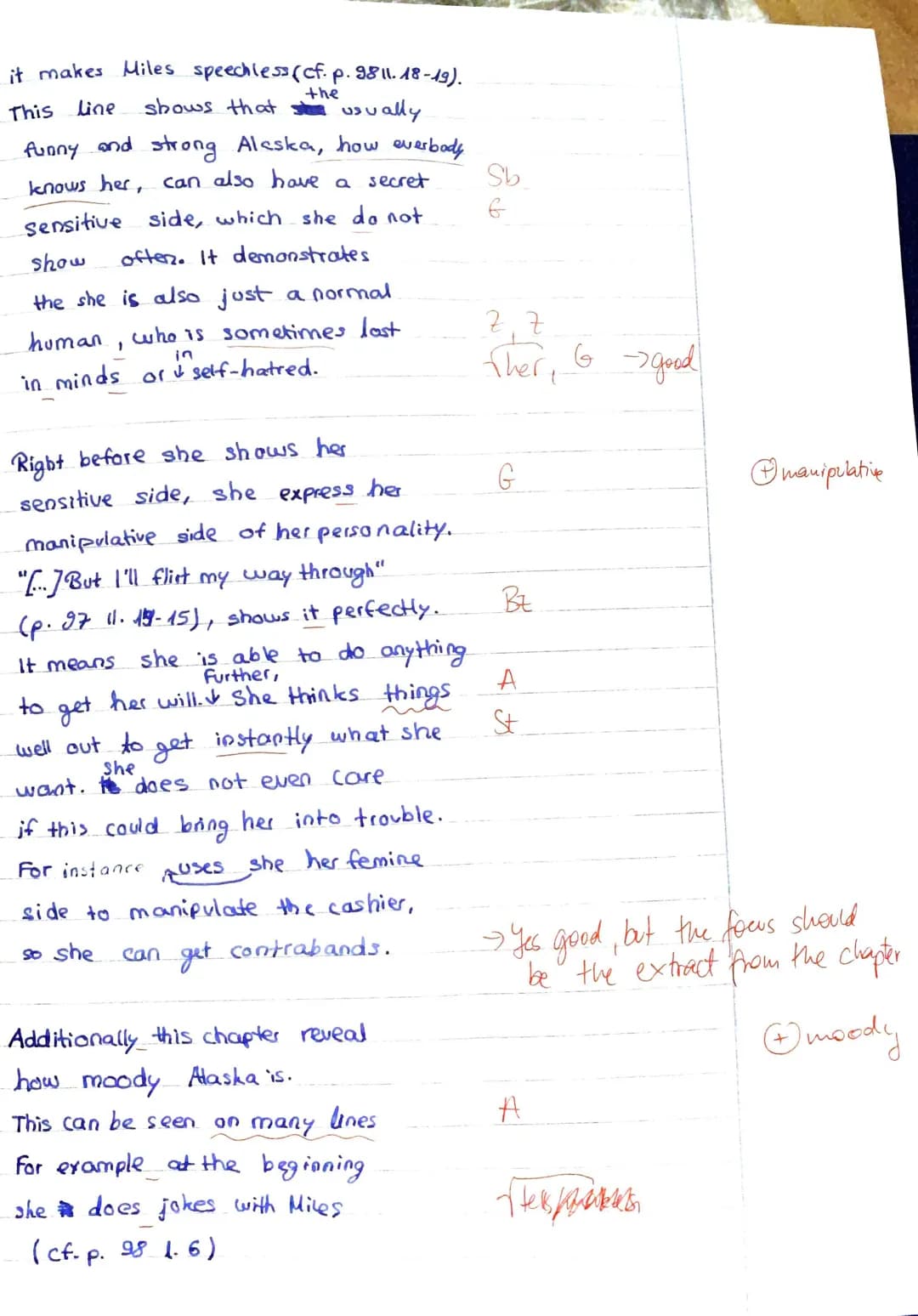 5
EF Englisch
Date: 2/th mar 2021
Tasks:
1. Summarize the extract from the chapter forty-four days before and briefly put it into context of