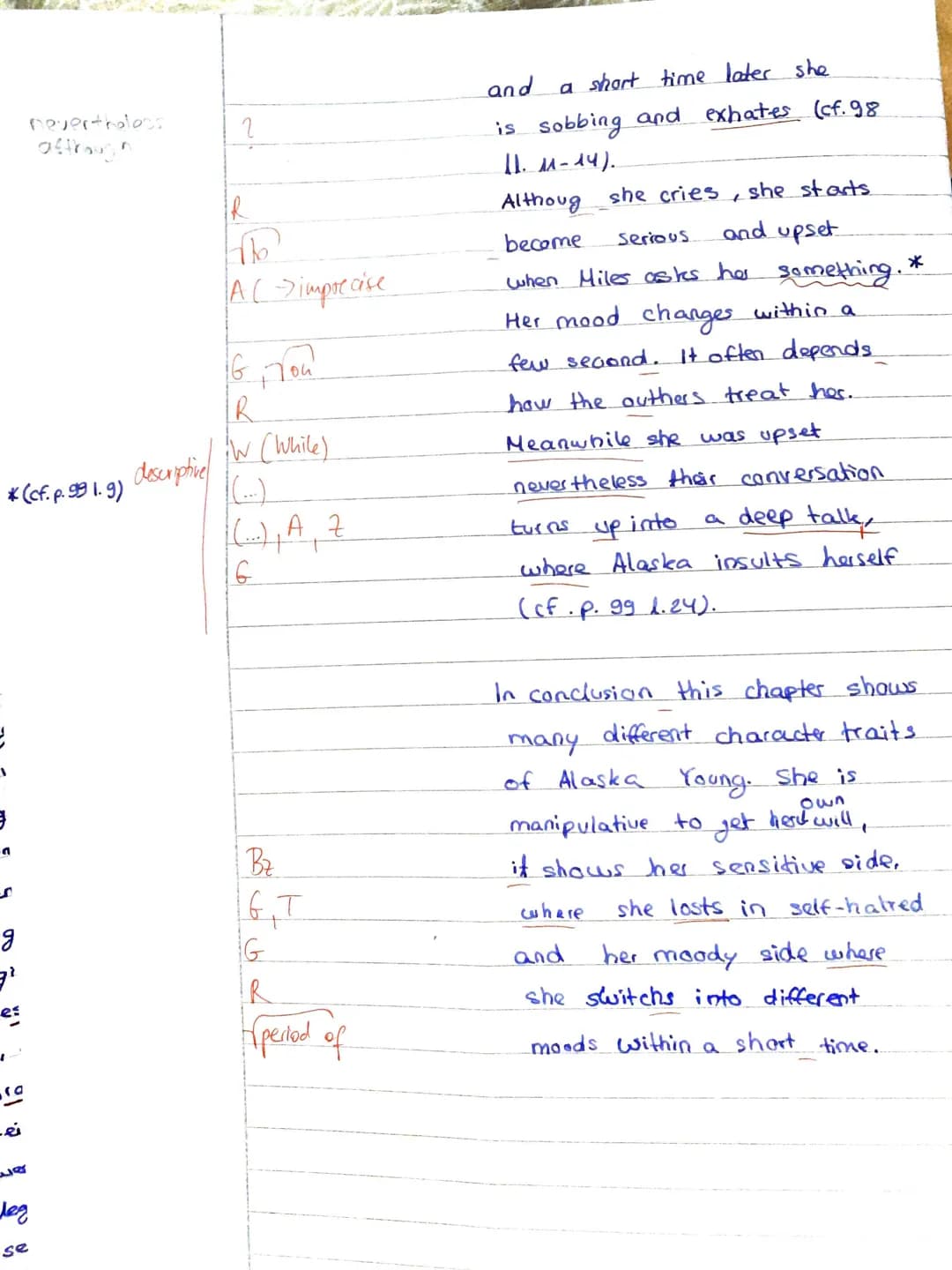 5
EF Englisch
Date: 2/th mar 2021
Tasks:
1. Summarize the extract from the chapter forty-four days before and briefly put it into context of